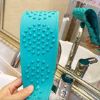 Long silicone bath brush
