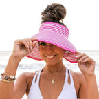 Foldable Bow Stripe Visor