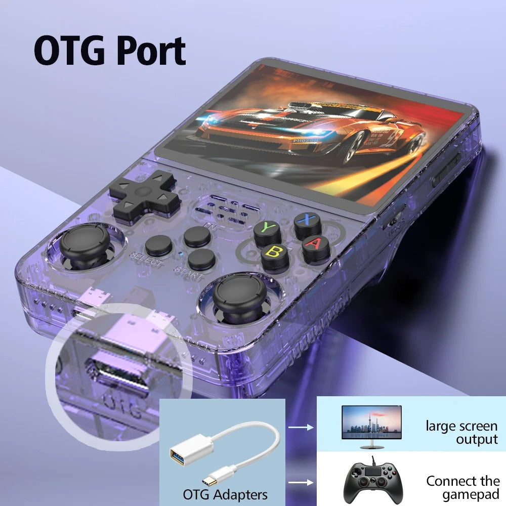 RetroRush Ultimate Retro Handheld Gaming Console – 128GB Pocket Arcade, Hi-Res Screen, 20k Games!
