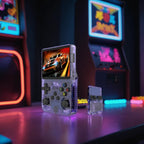 RetroRush Ultimate Retro Handheld Gaming Console – 128GB Pocket Arcade, Hi-Res Screen, 20k Games!
