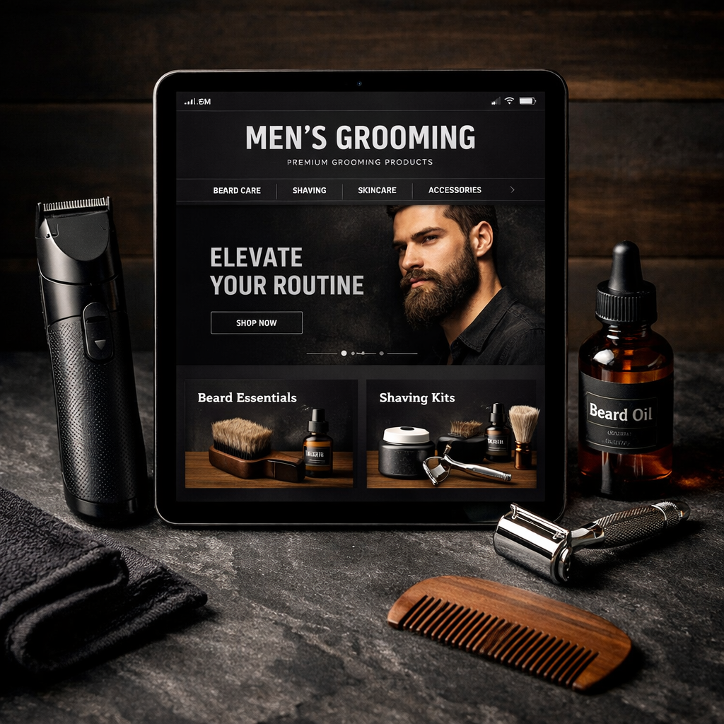 Buy a Ready-Made AI Men's Grooming Dropshipping Business (Price Doubled Due To Demand)