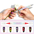 12/24 Colors Nail Art Pens – DIY 3D Markers for Drawing, Dotting & Manicure