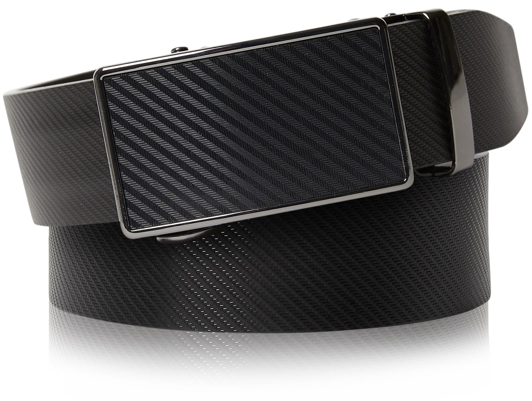Genuine Leather Ratchet Belt – No Holes, Custom Fit
