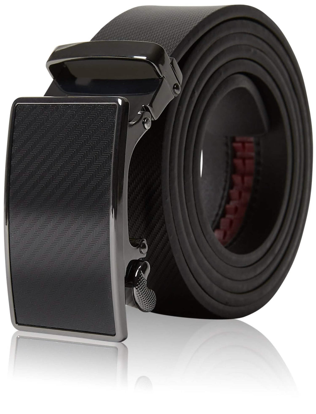 Genuine Leather Ratchet Belt – No Holes, Custom Fit