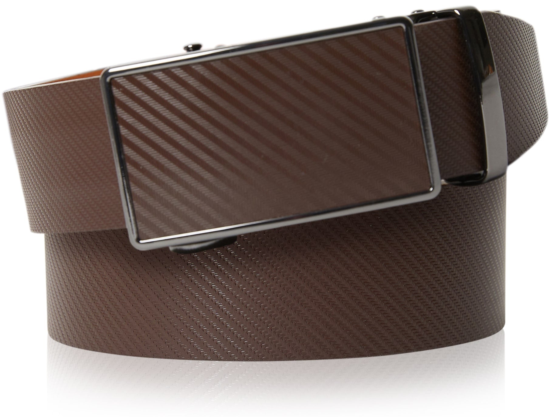 Genuine Leather Ratchet Belt – No Holes, Custom Fit