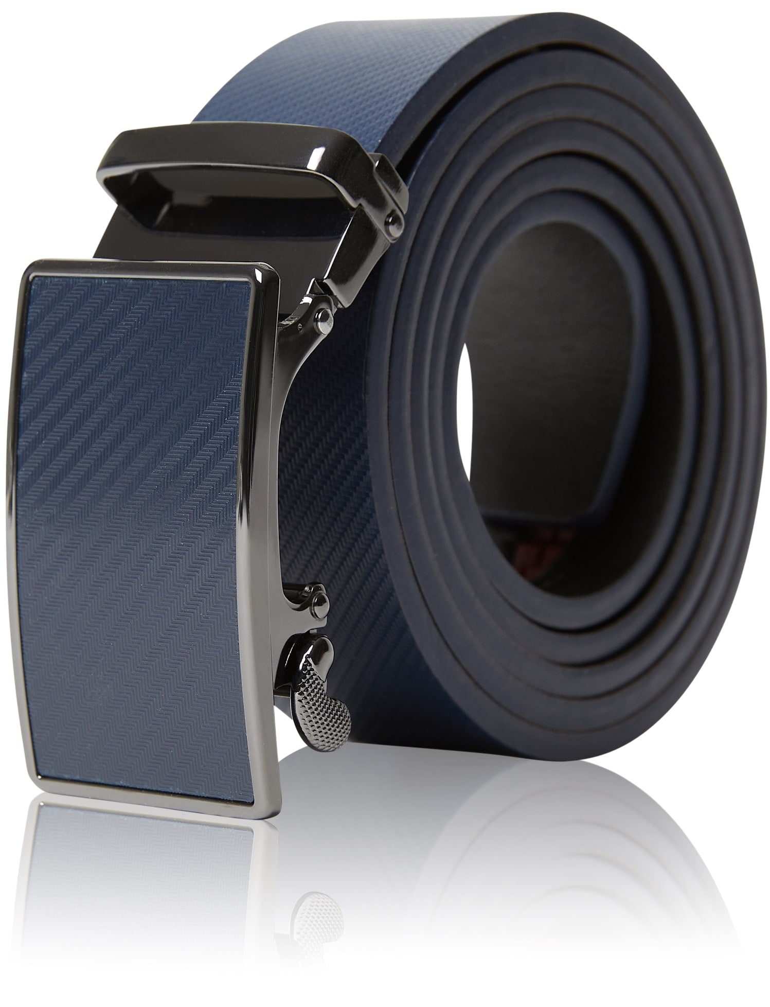 Genuine Leather Ratchet Belt – No Holes, Custom Fit