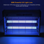 20W Electric Fly Bug Zapper Mosquito Insect Killer
