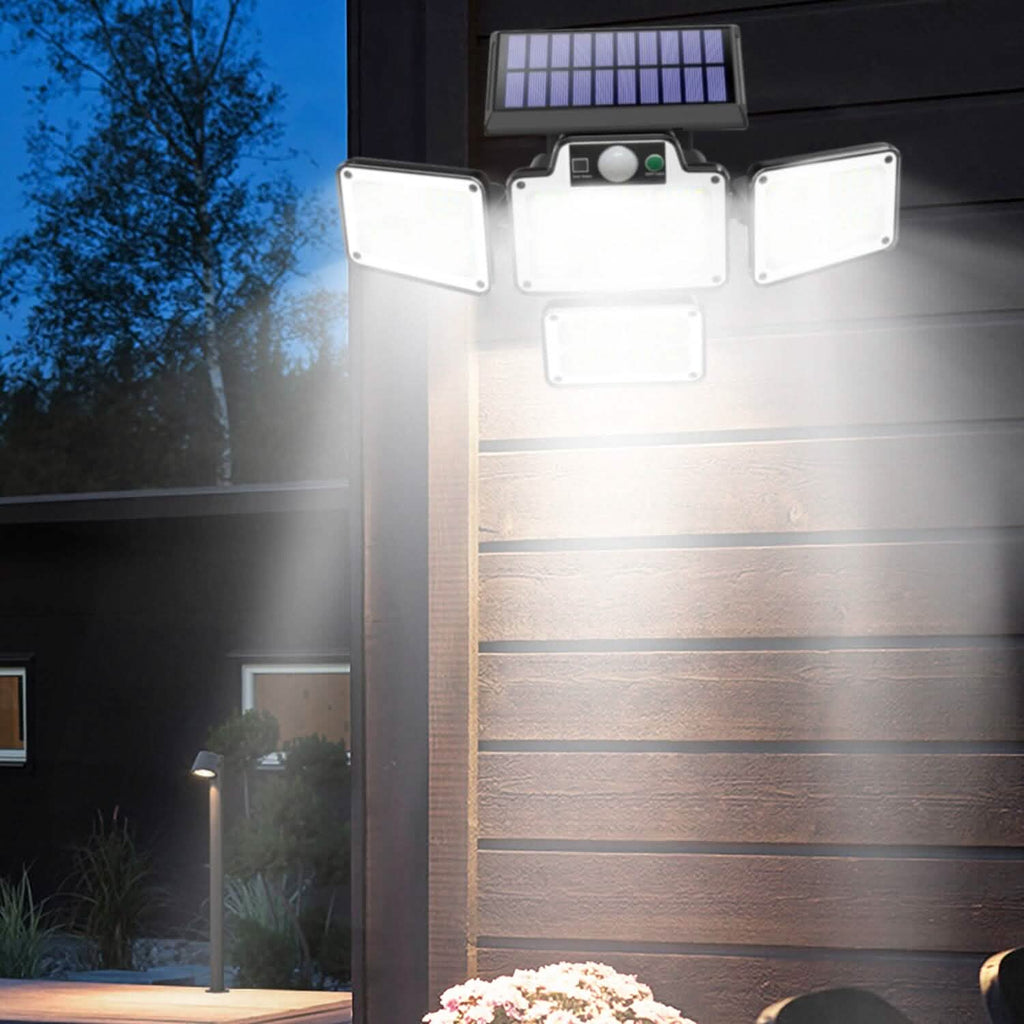 216 LEDs  Solar Outdoor Light Motion Sensor Security Wireless Lamp