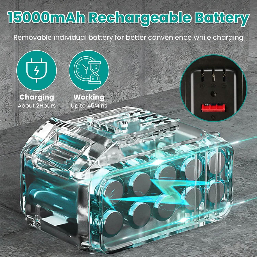 21V Cordless Angle Grinder Kit with Brushless Motor