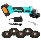 21V Cordless Angle Grinder Kit with Brushless Motor