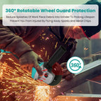21V Cordless Angle Grinder Kit with Brushless Motor