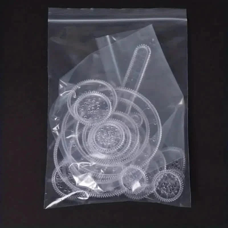 22-Pieces: Transparent Magic Template to Create Stunning Spiral Diagrams