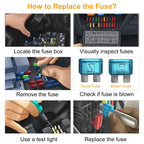 220-Piece: Car Blade Fuses Assortment