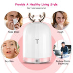 220ml Cool Mist Humidifier Ultrasonic Air Diffuser Atomizer with 7 Color