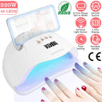 220W UV LED Nail Lamp Gel Polish Dryer