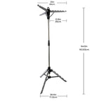 Silver Foldable Tripod Garment Drying Rack