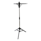 Silver Foldable Tripod Garment Drying Rack