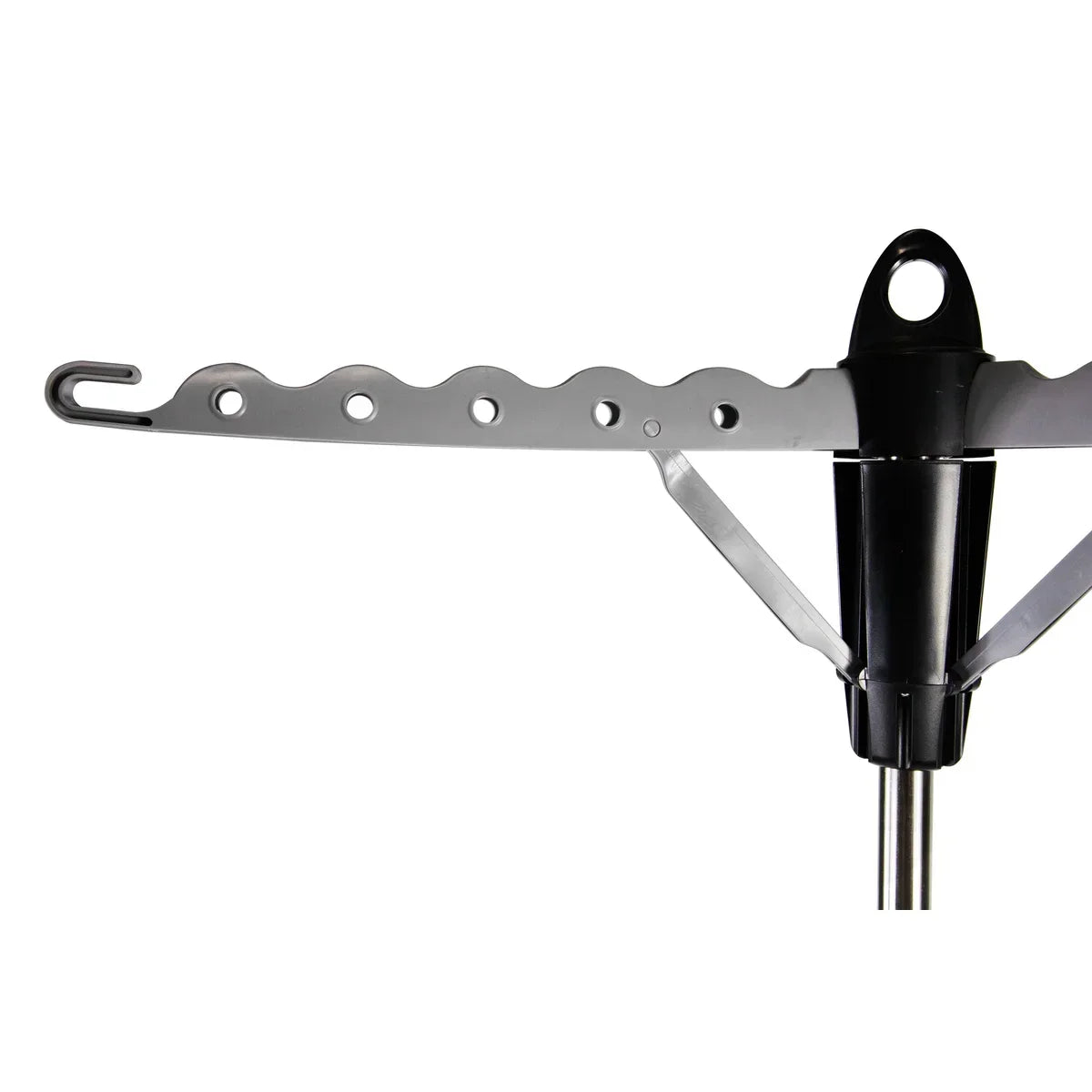 Silver Foldable Tripod Garment Drying Rack