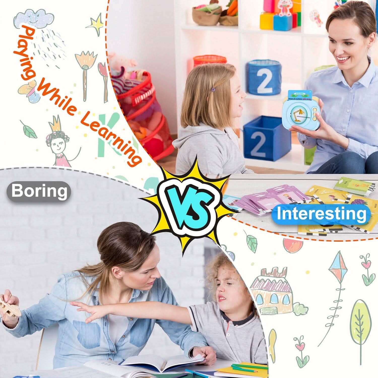 224 Sight Words Spanish and English Bilingual Talking Flash Cards