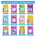 224 Sight Words Spanish and English Bilingual Talking Flash Cards