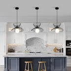 Retro Black Pendant Light | Adjustable Industrial Design
