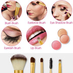 24-Piece: Makeup Brushes Set