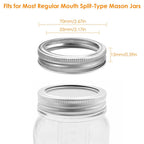 24-Piece: Regular Mouth Canning Jar