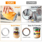 24-Piece: Regular Mouth Canning Jar