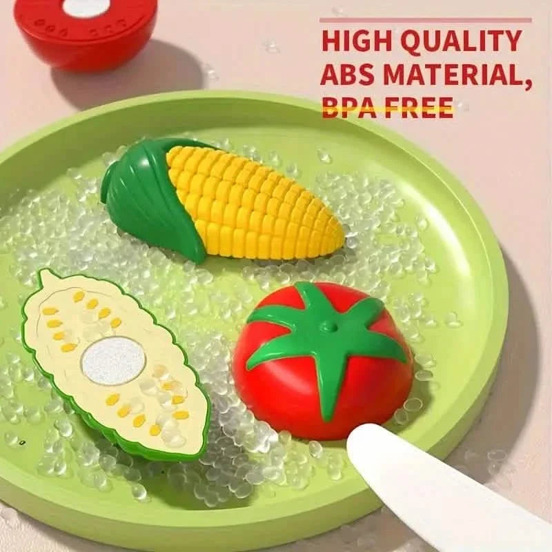 24-Pieces: Fun Food Cutting, Fruit and Vegetable Toys