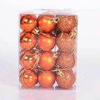 24-Pieces: Sparkling Christmas Balls