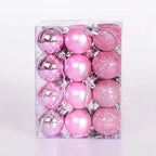 24-Pieces: Sparkling Christmas Balls