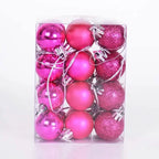 24-Pieces: Sparkling Christmas Balls