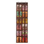 24 Pockets Over the Door Shoe Rack