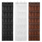 24 Pockets Over the Door Shoe Rack
