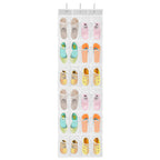 24 Pockets Over the Door Shoe Rack