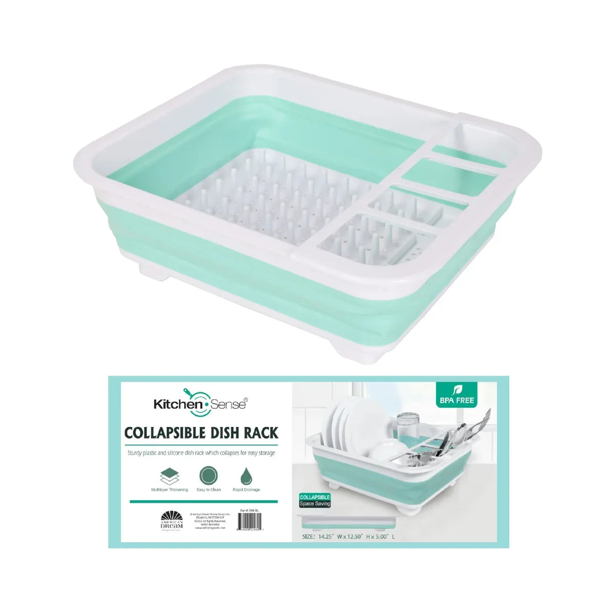 Collapsible Plastic Dish Rack