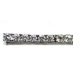 25 Ct Round Diamond Tennis Bracelet 14K Gold Lab Grown IGI Cert D-F VS