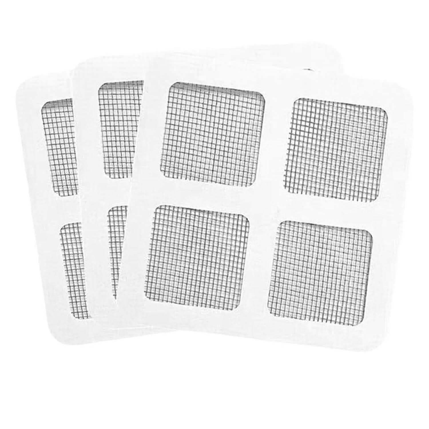 25-Pack:  3.94 x 3.94" Disposable Floor Drain Sticker Hair Catcher