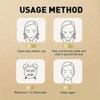 25-Pairs: 24K Gold Eye Mask