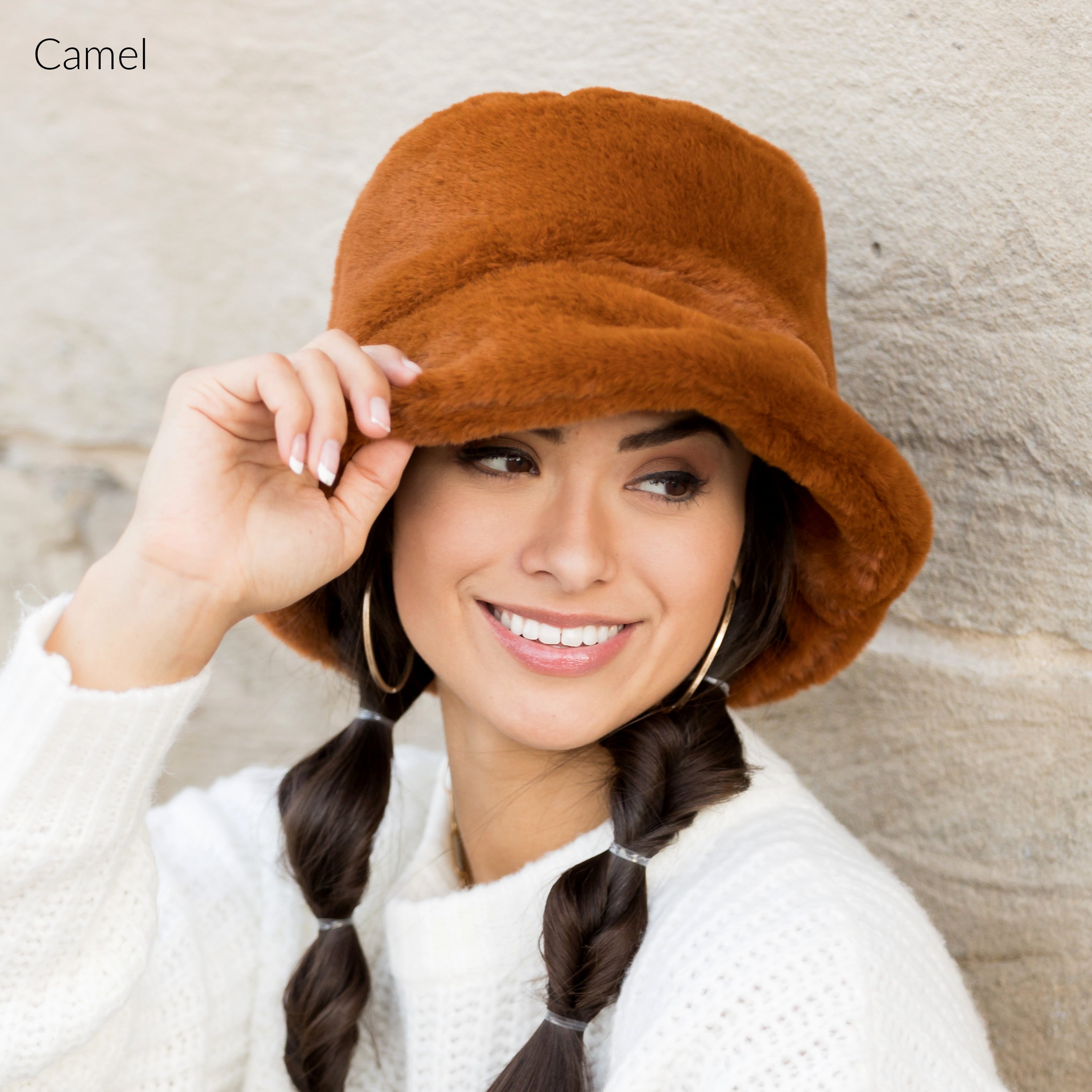 Plush Fur Bucket Hat