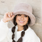 Plush Fur Bucket Hat