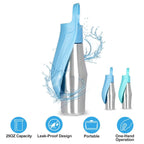 25oz Portable Dog Stainless Steel Water Dispenser Leak Proof Design