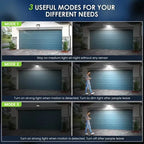 126 LED Solar Outdoor Lights Cold White Motion Sensor 270° Wide Angle Lighting Security Solar Powered Flood Lights