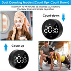 2.79" LED Digital Electronic Countdown Timer Dimmable Mutable Magnetic Clock