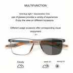 Sports smart photochromic reading glasses