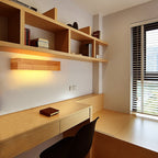 Modern Wooden LED Wall Lamp | Minimalist Bedroom & Living Room Lighting