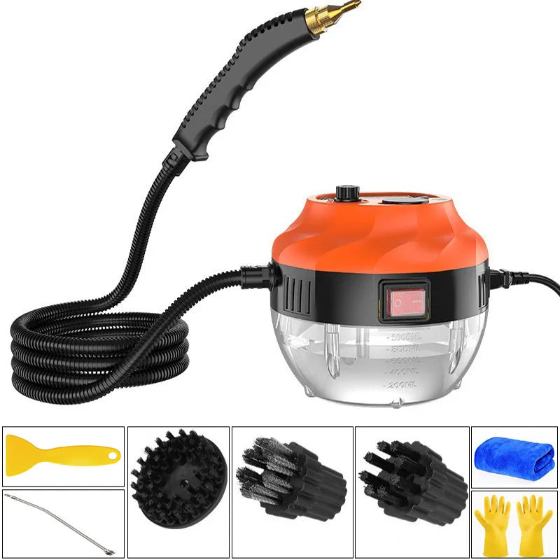 2800W HIGH-PRESSURE STEAM CLEANER - HOME APPLIANCE FOR KITCHEN AND CAR