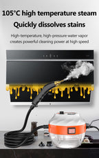 2800W HIGH-PRESSURE STEAM CLEANER - HOME APPLIANCE FOR KITCHEN AND CAR