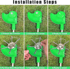 Heavy-Duty Steel Wire Trimmer Head for Cordless Weed Trimmers