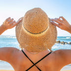 Stripe Accent Straw Hat